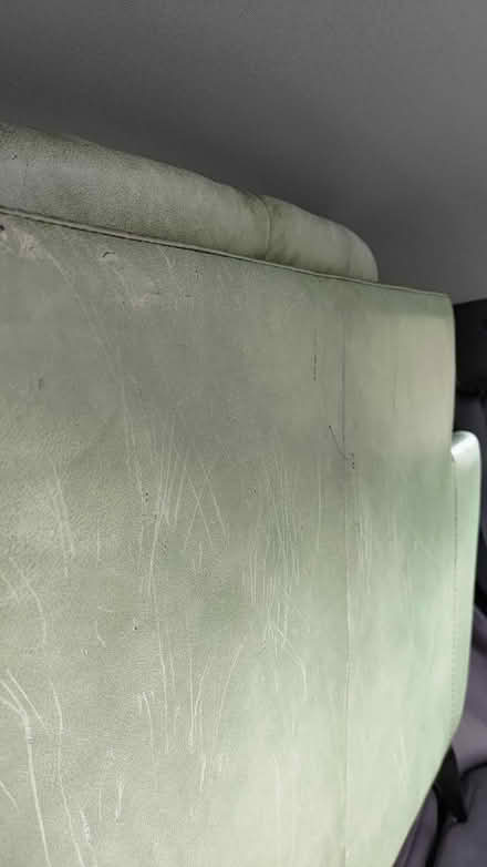 Photo of free Green leather armchair (CV5) #4