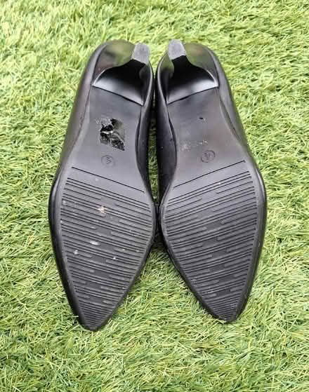 Photo of free Womens size 4 black shoes (Boughton Monchelsea ME17) #4