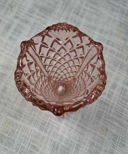 Photo of free Decorative pink glass container (Boughton Monchelsea ME17) #3