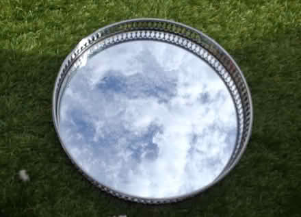 Photo of free Round mirror serving/ display tray (Boughton Monchelsea ME17) #3