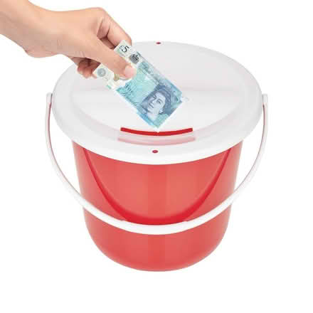 Photo of 5 Donation Buckets Before 10am (Pontcanna CF11) #1