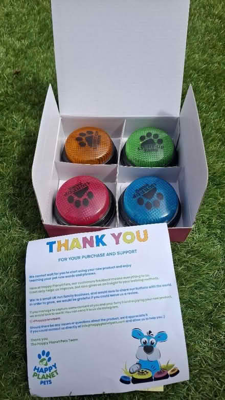 Photo of free Dog training communication buttons (Boughton Monchelsea ME17) #2