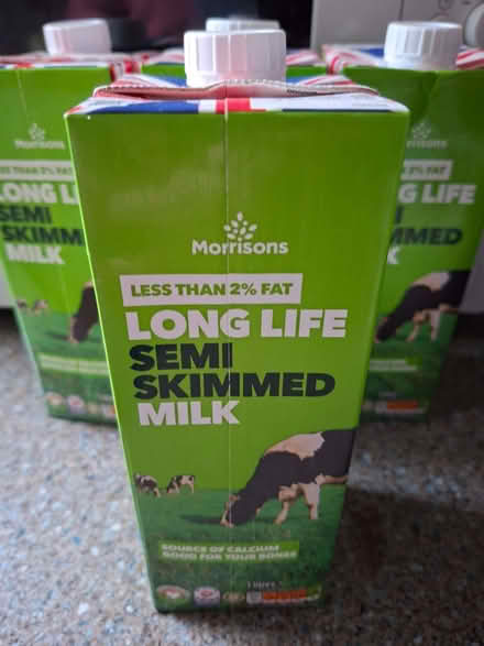 Photo of free 4x1 litre semi skimmed long life milk (Willingdon BN22) #1