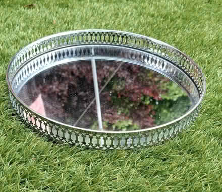 Photo of free Round mirror serving/ display tray (Boughton Monchelsea ME17) #1
