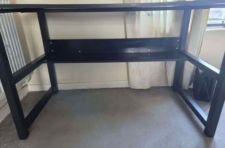 Photo of free Black desk (Round Green LU2) #1