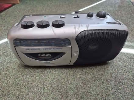 Photo of free 1990s Philips Portable Cassette/Radio partly working. (West End LA3) #1