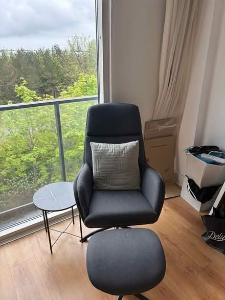Photo of free Chair foot rest and side table (Leopardstown) #1