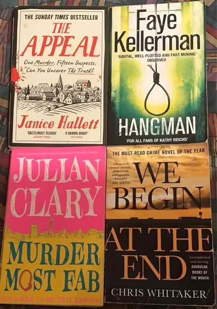 Photo of free Crime novels bundle of 4 (Orrell, wigan, WN5) #1