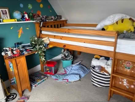 Photo of free Cabin bed and furniture (Hanley Swan WR8) #1