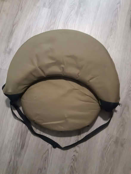 Photo of free Floor-chair, foldable, padded, with strap (khaki green) (Gilmerton EH17) #1