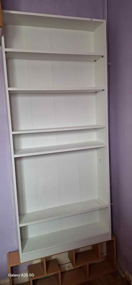 Photo of free White tall unit shelves (Merton SW19) #2