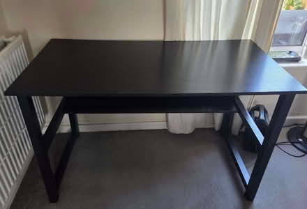 Photo of free Black desk (Round Green LU2) #3