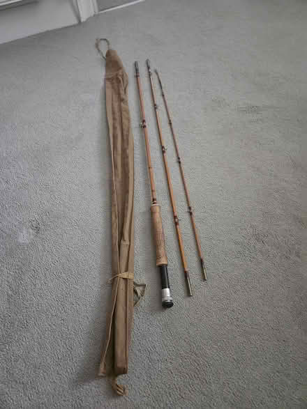 Photo of free Vintage 9.5' Split-Cane Fly rod (Hest Bank.) #1