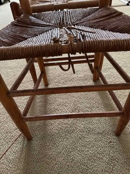 Photo of free Wood chairs (quantity 4) (Mount Vernon, Va) #2