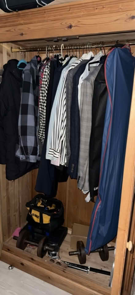 Photo of free Pine wardrobe (Margate CT9) #1