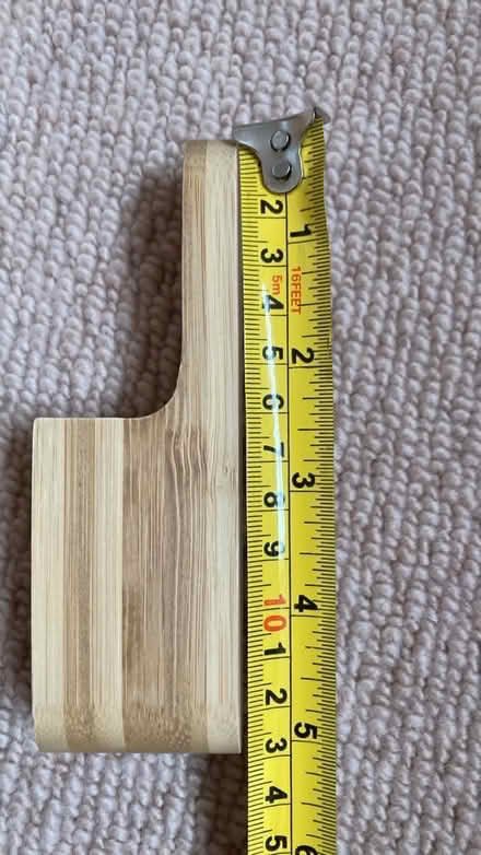 Photo of free 4x wood/bamboo coat hooks from Dunelm Mill, new (Broughton Street EH3) #3