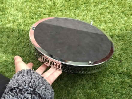 Photo of free Round mirror serving/ display tray (Boughton Monchelsea ME17) #4