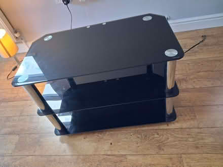 Photo of free TV stand chrome and smoked glass (Town Centre SG5) #2