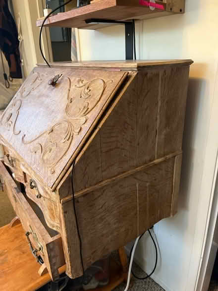 Photo of free ornate antique secretary desk (east hollywood) #4