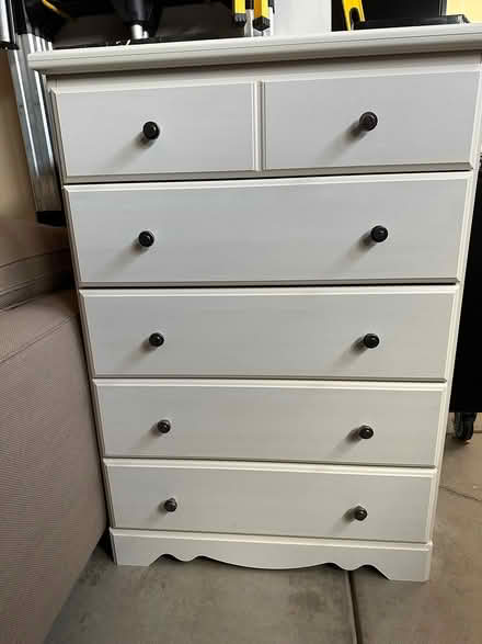 Photo of free White 5-drawer dresser/chest (Roxborough / Littleton Area) #2