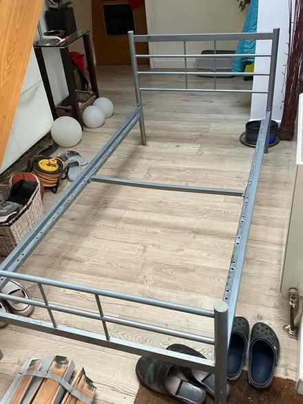 Photo of free Metal single bed frame (Upper Wolvercote OX2) #3