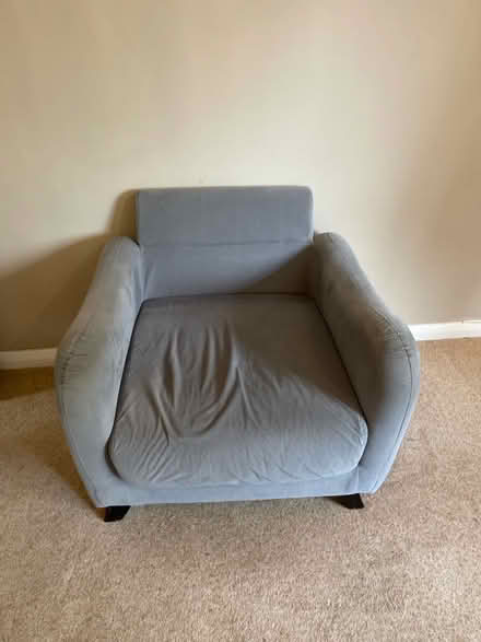 Photo of free Slate grey armchair (Knaresborough HG5) #1