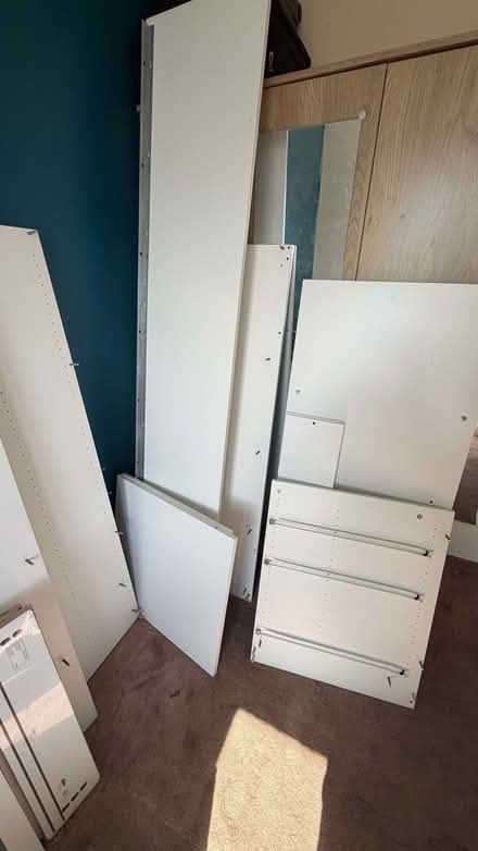 Photo of free Ikea Loft bed frame w desk and storage (Newbury Park IG2) #2