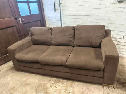 Photo of free Large Brown Sofa (Stannington S6) #3