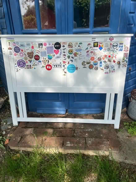 Photo of free White headboard for double bed (Kemsing TN15) #2
