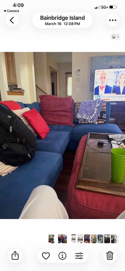 Photo of free 8piece couch (Bainbridge) #1