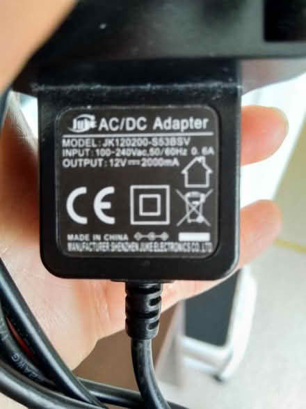 Photo of free AC/DC ADAPTER Model: JK120200–S53BSV OUTPUT: 12V 2000mA (Millhouses S7) #3