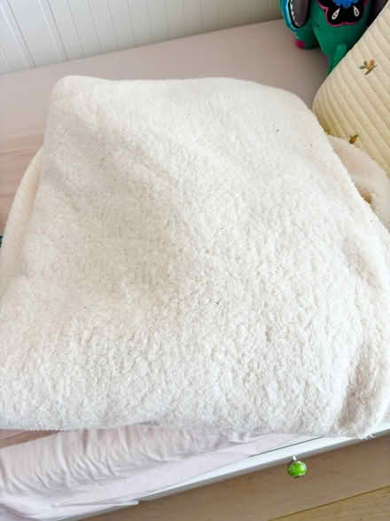 Photo of free Teddy bear fitted bed sheet used, - king size (Sandylands LA3) #1