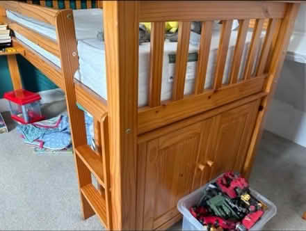 Photo of free Cabin bed and furniture (Hanley Swan WR8) #2