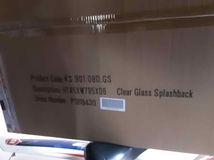 Photo of free Glass splashback (Allestree DE22) #1