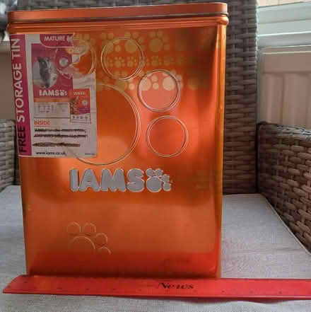 Photo of free Pet food storage tin (Cam GL11) #1