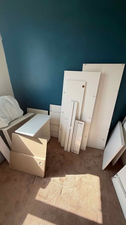 Photo of free Ikea Loft bed frame w desk and storage (Newbury Park IG2) #1