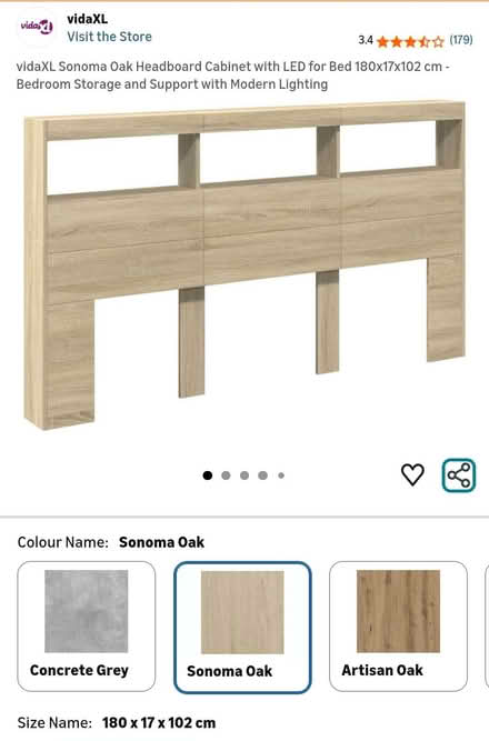 Photo of free Bed headboard (Stockwell End WV6) #1