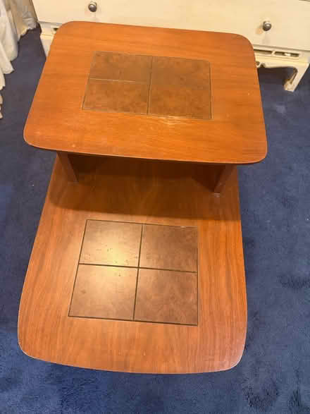 Photo of free Two-Tier Wooden Table (Danbury off Federal Road) #2