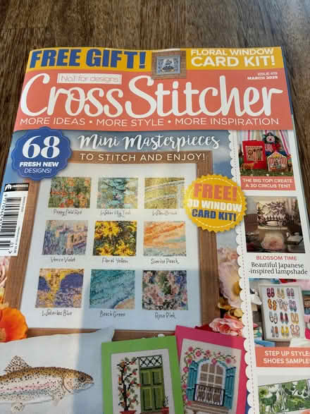 Photo of free Crosstitch Magazines and card kits (Springfield CM2) #1