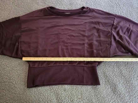 Photo of free Purple Dolman Sleeve Top Medium (West 7th) #3