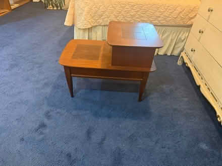 Photo of free Two-Tier Wooden Table (Danbury off Federal Road) #4
