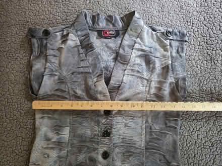 Photo of free Gray Ruffle Dress Small (West 7th) #3