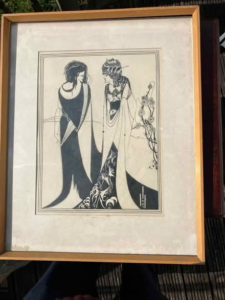 Photo of free Framed copies of Aubrey Beardsley Prints (Catchgate Plantation NN12) #4