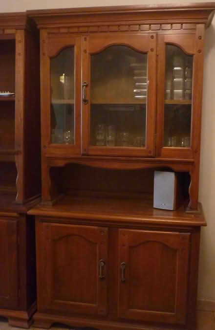 Photo of free welsh dresser bookcase display wall unit sideboard cabi (Bowers Gifford SS13) #1