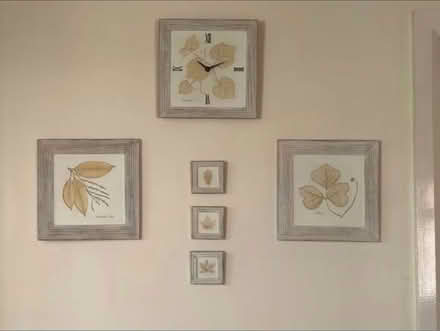 Photo of free Kitchen clock & plaque set M&S (Mansfield nottinghamshire) #1