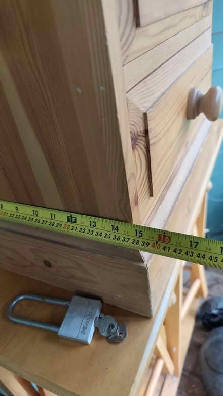 Photo of free Bedside table solid pine (Wessex Road SN14) #1