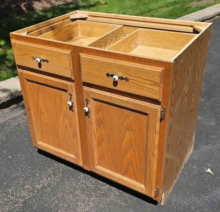 Photo of free Merillat 36" base cabinet (Barrington (Rt 14 & Rt 59)) #1