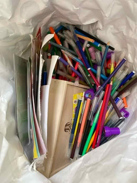 Photo of free Big bag of pens and pencils and stickers (Blacklands TN34) #1