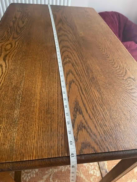 Photo of free Solid wood drop leaf dining table (Maldon CM9) #1