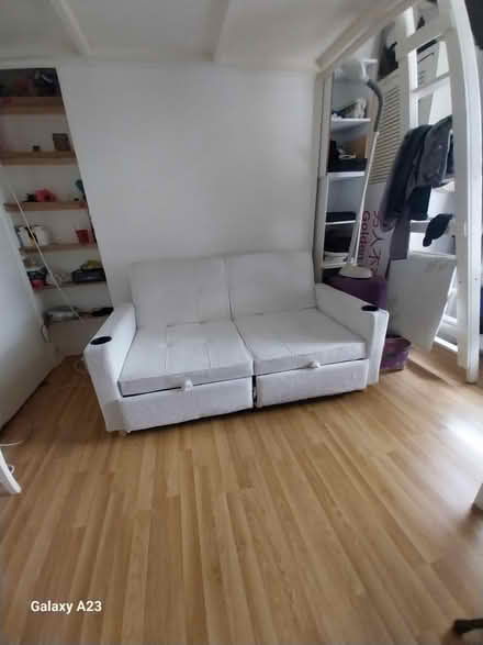 Photo of free Wayfair 2 seater white sofabed (Bayswater W2) #3